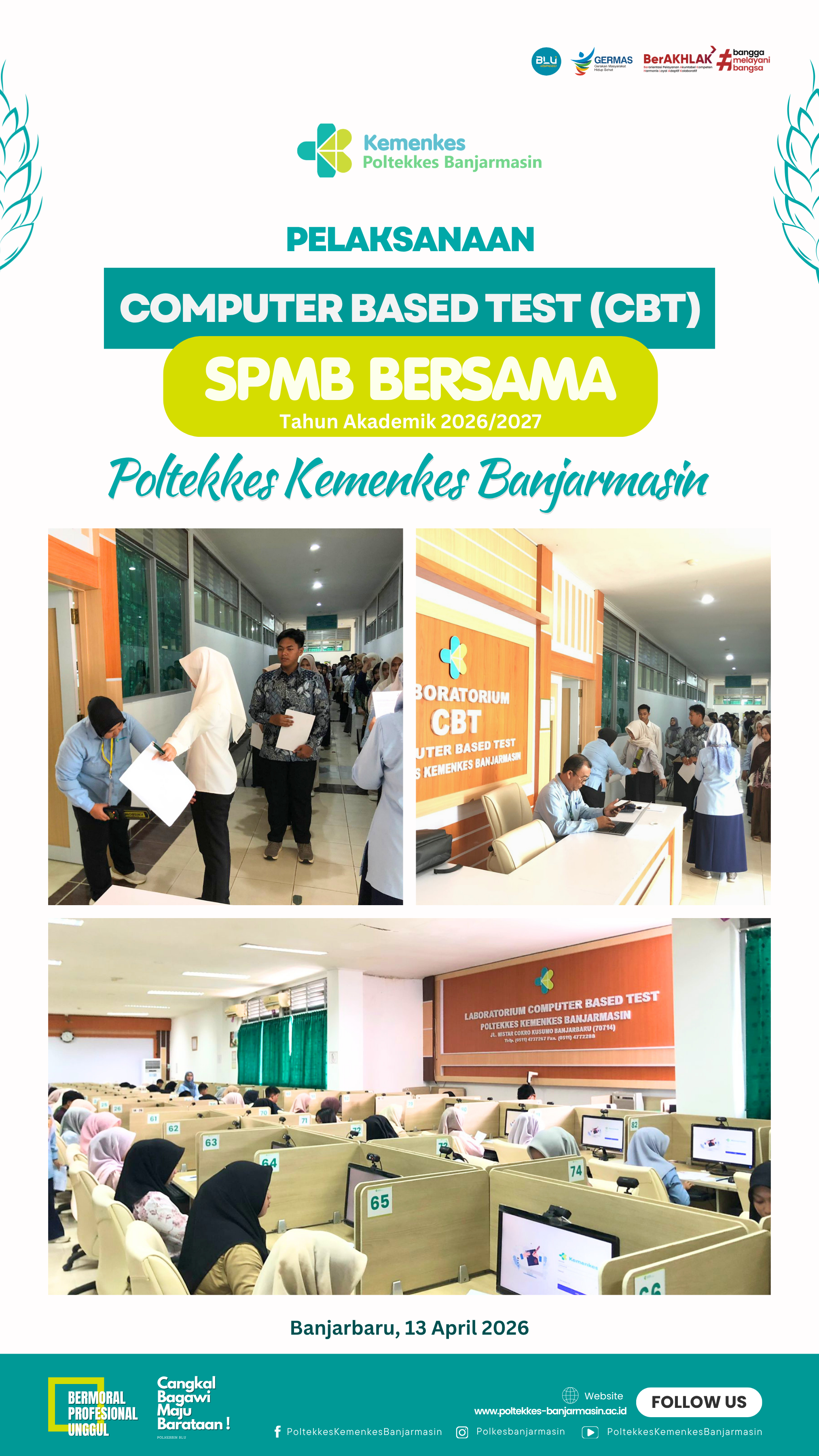 Dokumentasi pelaksanaan CBT SPMB