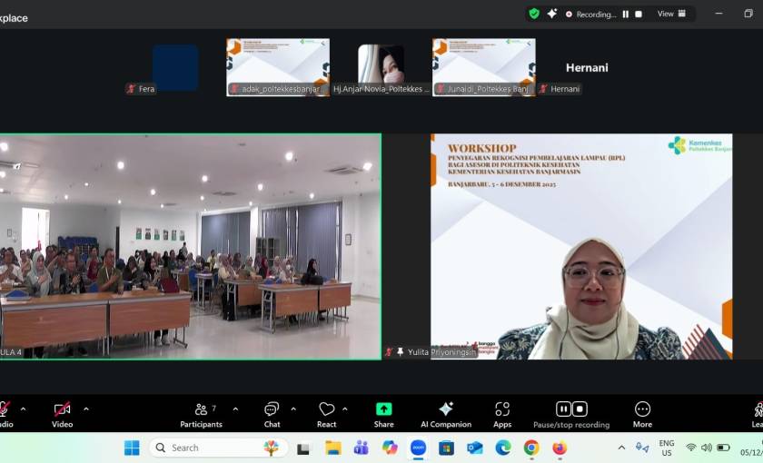 Poltekkes Kemenkes Banjarmasin Selenggarakan Workshop Penyegaran RPL bagi Asesor