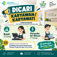 LOWONGAN KERJA KANTIN SEHAT